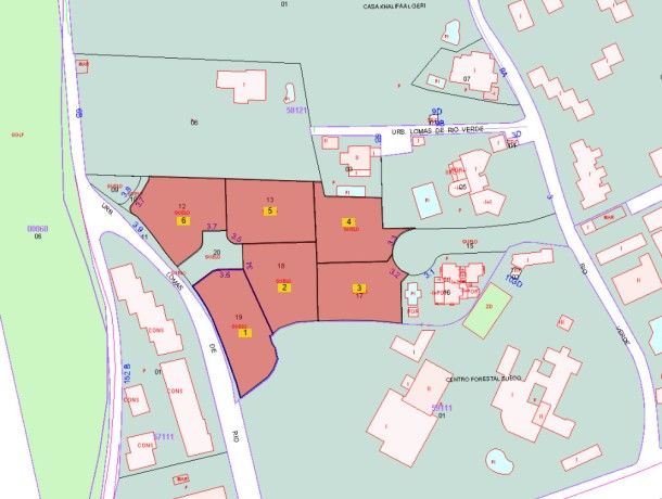 Plot for sale in The Golden Mile, Marbella